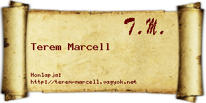 Terem Marcell névjegykártya