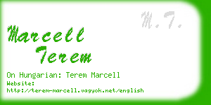 marcell terem business card